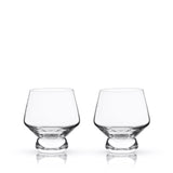 Raye Footed Crystal Punch Glasses Set of 2-product_type::stemless_cocktail_glasses-Parc Decor