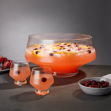 Raye Heavy Base Punch Bowl-product_type::pitchers_and_dispensers-Parc Decor