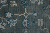 Ready to ship Traditional Gray And Blue 2.8x6 Wool Rug
