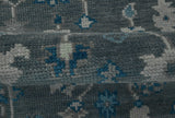 Ready to ship Traditional Gray And Blue 2.8x6 Wool Rug