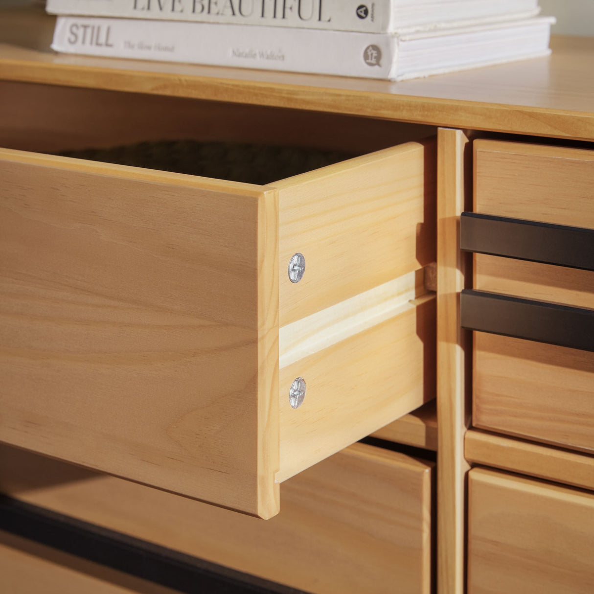 Rebecca 6-Drawer Solid Wood Modern Dresser