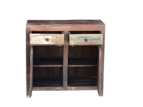 Reclaimed Wood 2 Door Sideboard-Sideboard-Parc Decor