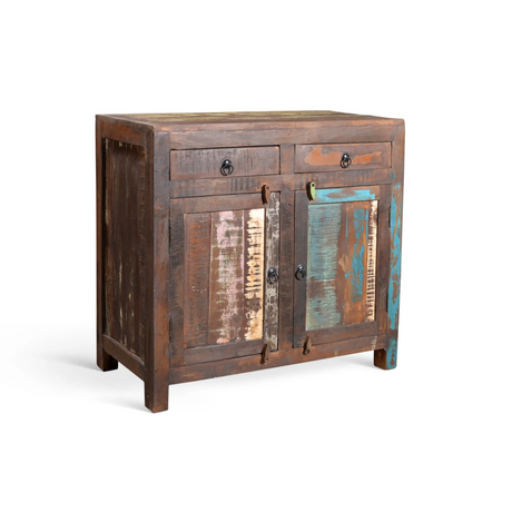 Reclaimed Wood 2 Door Sideboard-Sideboard-Parc Decor