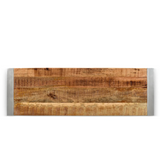 Reclaimed Wood Bench with Silver Metal Legs-Bench-Parc Decor