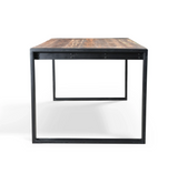 Reclaimed Wood Dining Table with Metal Legs-Dining Table-Parc Decor