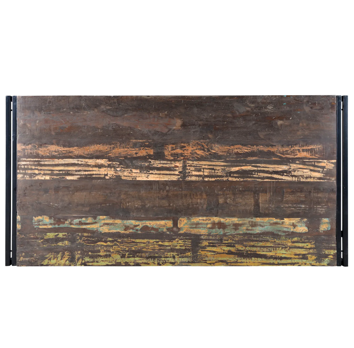 Reclaimed Wood Dining Table with Metal Legs-Dining Table-Parc Decor