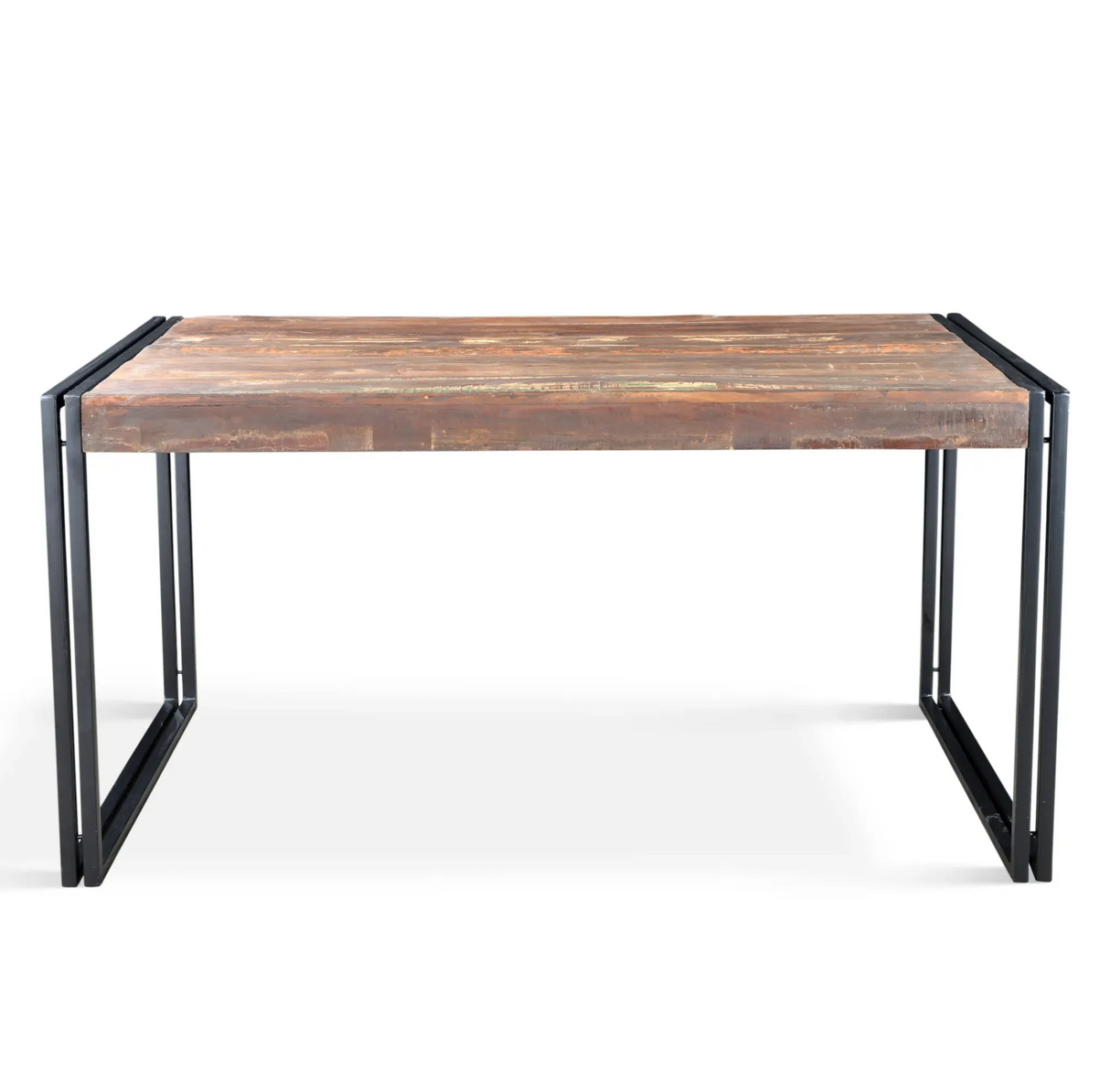 Reclaimed Wood Dining Table with Metal Legs-Dining Table-Parc Decor