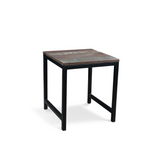 Reclaimed Wood Metal Nesting Table