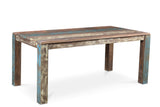 Reclaimed wood Rustic Multicolor Chair -Set of 2