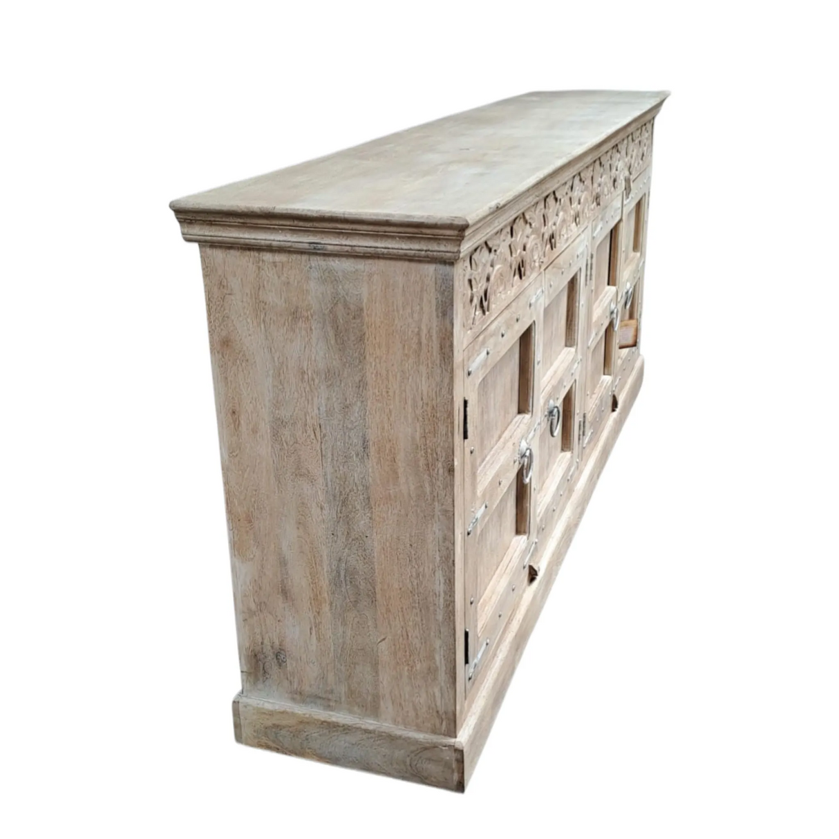 Reclaimed Wood Sideboard with 4 Doors-Sideboard-Parc Decor