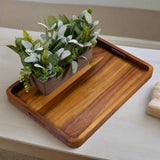Rectangular Serving Tray - Solid Bottom-Serving Tray-Parc Decor
