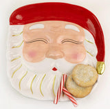 Red Santa Platter-Serving Platter-Parc Decor