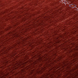 Red Tribal Border Design Hand Loomed Wool Area Rug