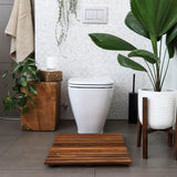 Redfish Oiled Teak Shower and Bath Mat-Bath Mat-Parc Decor