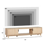 Reema Arundo Scandinavian Reeded TV Stand