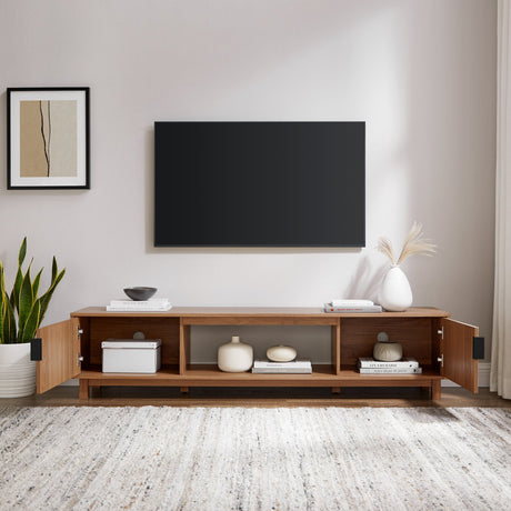 Reema Arundo Scandinavian Reeded TV Stand-Entertainment-Parc Decor