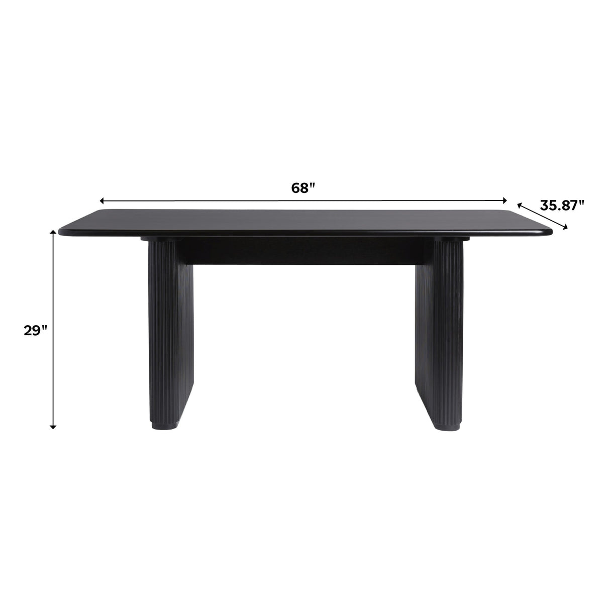 Reema Heath Scandinavian Dining Table and Desk-Dining / Kitchen-Parc Decor