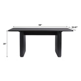 Reema Heath Scandinavian Dining Table and Desk-Dining / Kitchen-Parc Decor