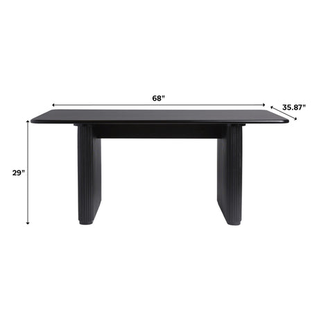 Reema Heath Scandinavian Dining Table and Desk-Dining / Kitchen-Parc Decor