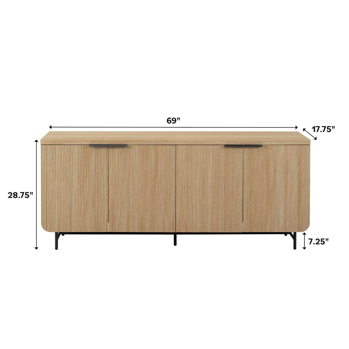 Reema Scandinavian Sideboard & TV Stand-Dining / Kitchen-Parc Decor