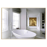 Reflections Sleek Modern Black Aluminum Framed Wall Mirror-镜子-Parc Decor