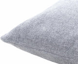 Reijo Gray&Blue Linen Look Accent Pillow-Throw Pillows-Parc Decor