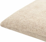 Reijo Tan Linen Look Accent Pillow-Throw Pillows-Parc Decor