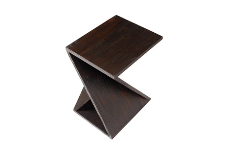 Remington Dark Teak Shower and Bath Twisted Stool