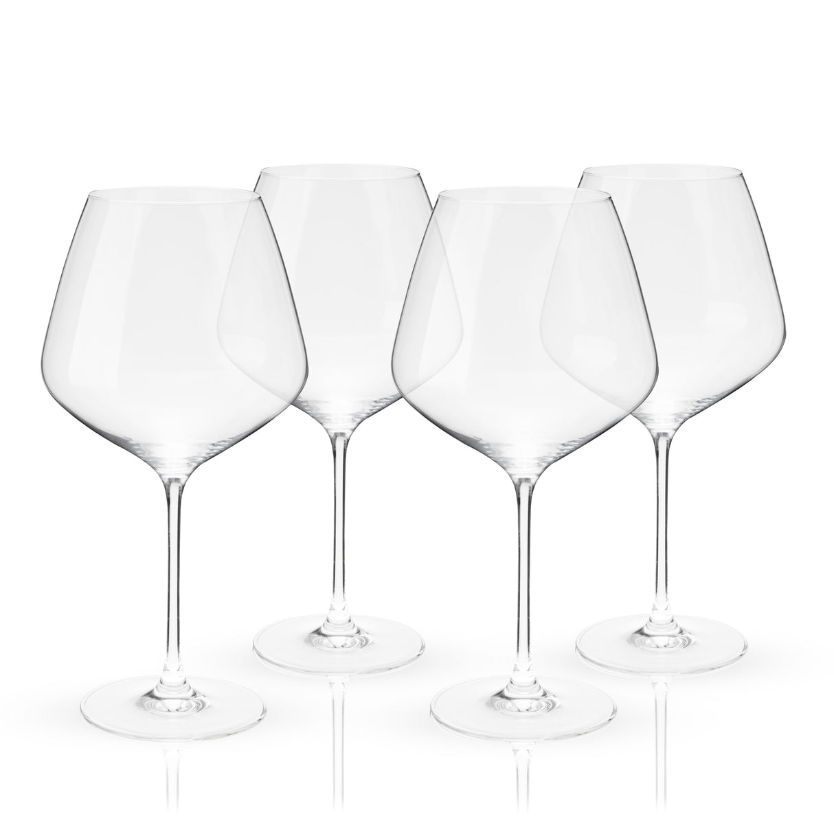 Reserve Inez Crystal Burgundy Glasses Set of 4-product_type::stemmed_wine_glasses-Parc Decor