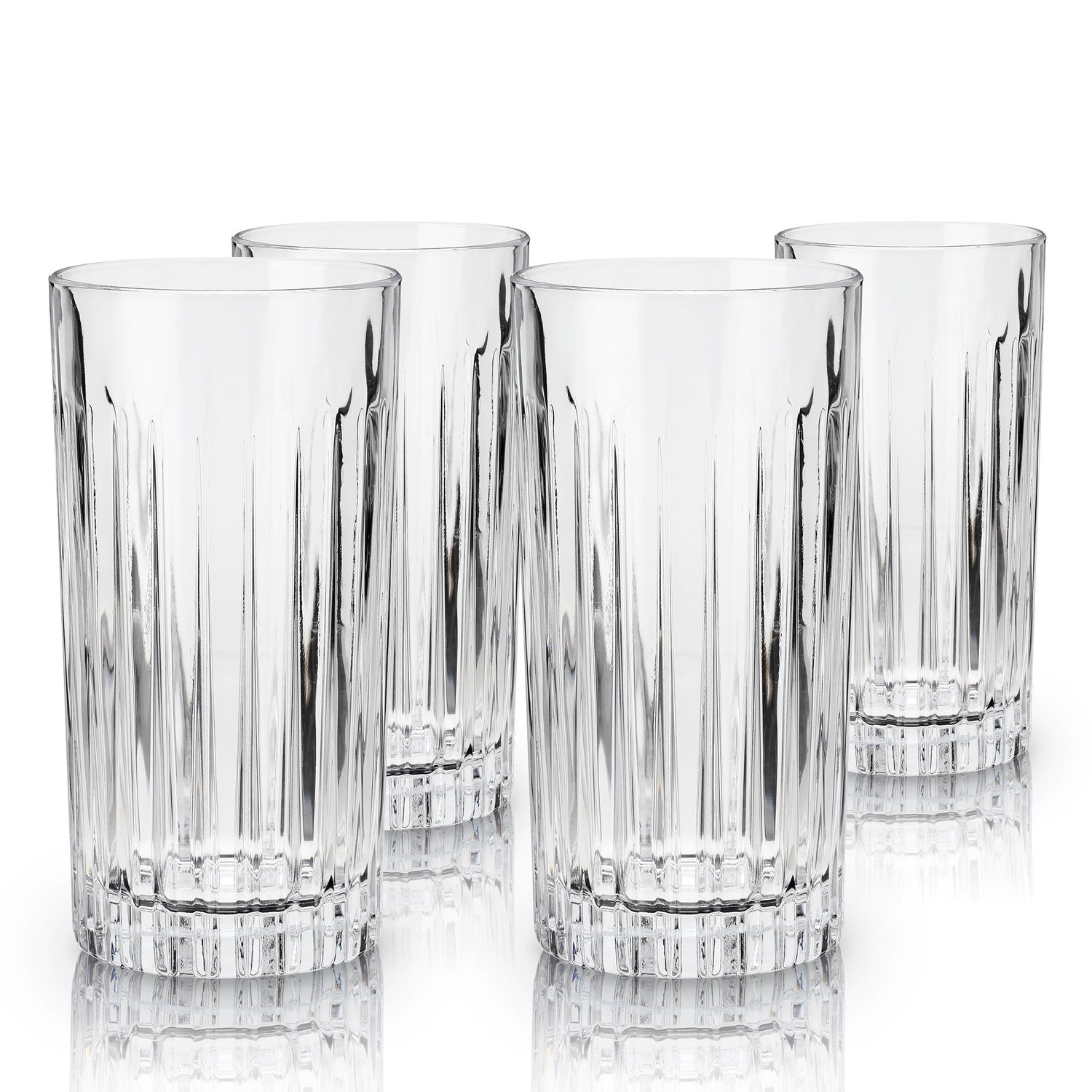 Reserve Milo Crystal Highball Glasses Set of 4-product_type::stemless_cocktail_glasses-Parc Decor
