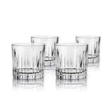 Reserve Milo Crystal Neat Glasses, Set of 4-product_type::stemless_cocktail_glasses-Parc Decor