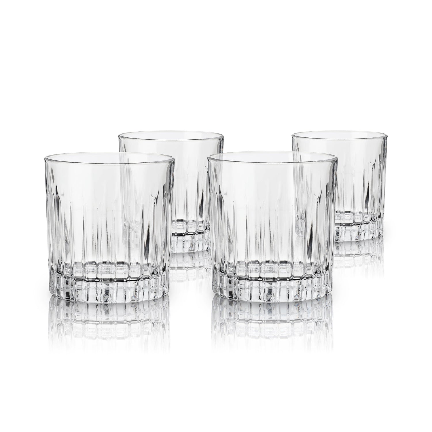Reserve Milo Crystal Rocks Glasses Set of 4-product_type::stemless_cocktail_glasses-Parc Decor