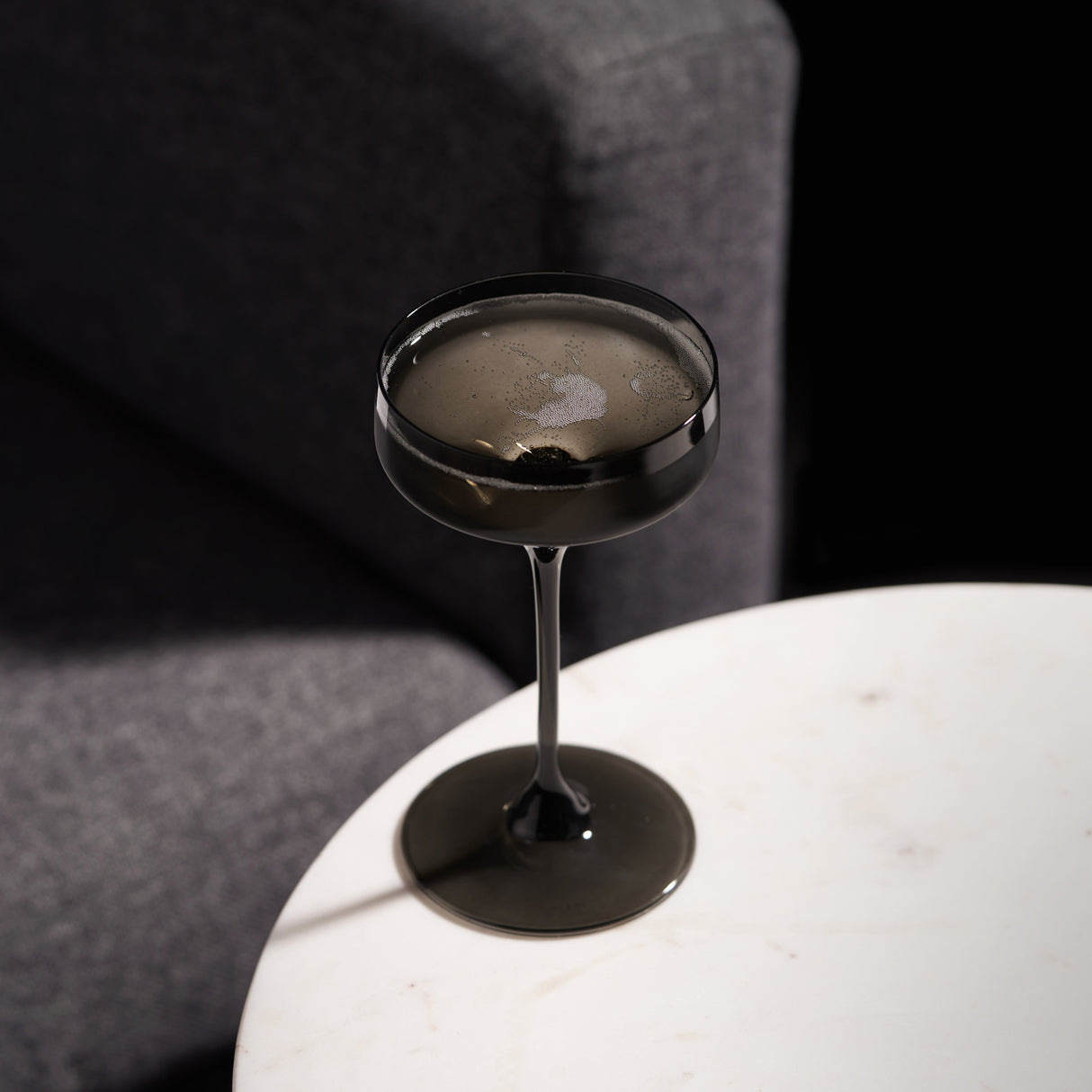 Reserve Nouveau Crystal Coupe Glasses in Smoke Set of 2-product_type::stemmed_cocktail_glasses-Parc Decor