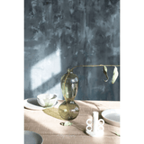 Resin Taper Candle Holder with Handles, Volcano Finish-Candles and Candle Accessories-Parc Decor