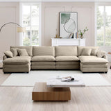 Retro Chic: Corduroy Couch Cloud Modular Sofa Design-sofa-Parc Decor