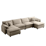 Retro Chic: Corduroy Couch Cloud Modular Sofa Design-sofa-Parc Decor