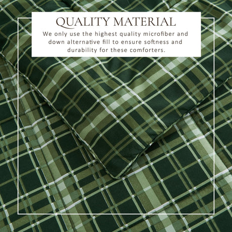 Reversible Christmas Comforter and Sham Set - Holiday / Lodge Odette Collection
