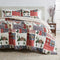 Reversible Christmas Comforter and Sham Set - Holiday / Lodge Odette Collection-Quilts & Comforters-Parc Decor