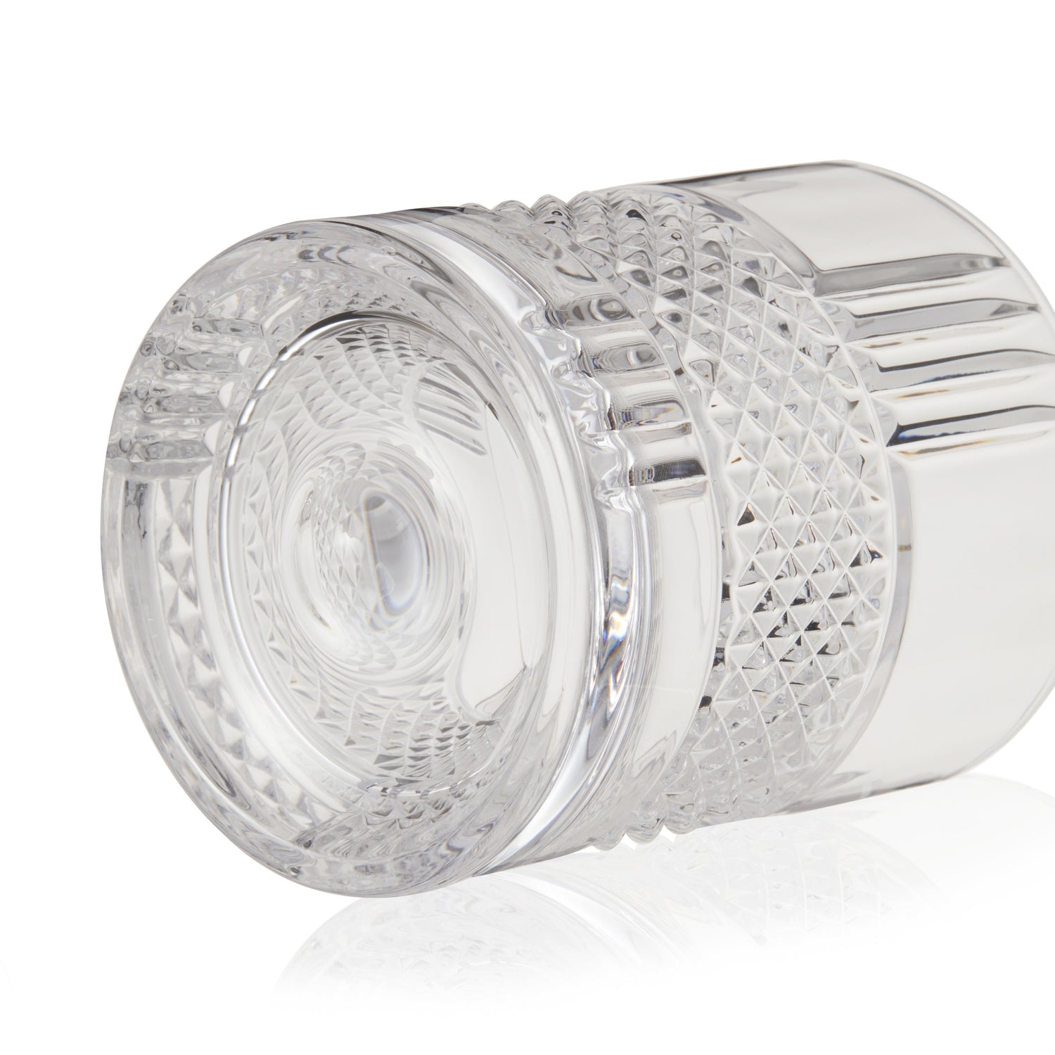 Revolve Crystal Rocks Glass-product_type::stemless_cocktail_glasses-Parc Decor