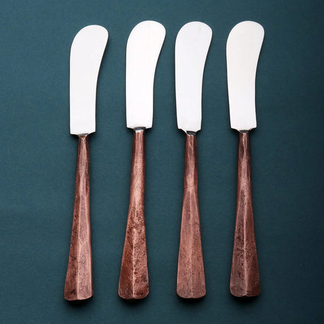 RIDGE BUTTER KNIFE/SPREADER 4 PC. SET-kitchen knives-Parc Decor