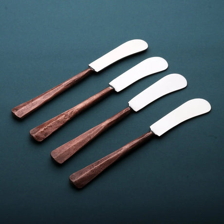 RIDGE BUTTER KNIFE/SPREADER 4 PC. SET-kitchen knives-Parc Decor