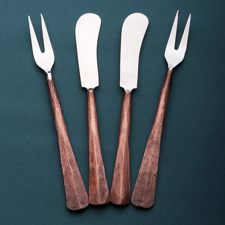 RIDGE PARTY ACCESSORIES 4 PC. SET-cheese knives-Parc Decor