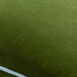 Rizzo Olive Green Wool Square Throw Pillow-Throw Pillows-Parc Decor