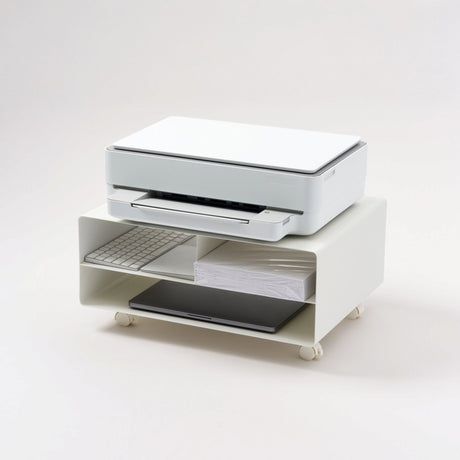 Rolling Printer Stand - Steel-Printer Stand-Parc Decor