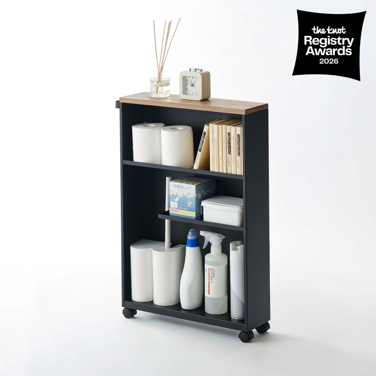 Rolling Storage Cart (27" H) - Steel