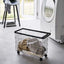 Rolling Wire Basket (14.8" H) - Steel