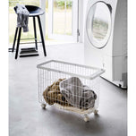 Rolling Wire Basket (14.8" H) - Steel