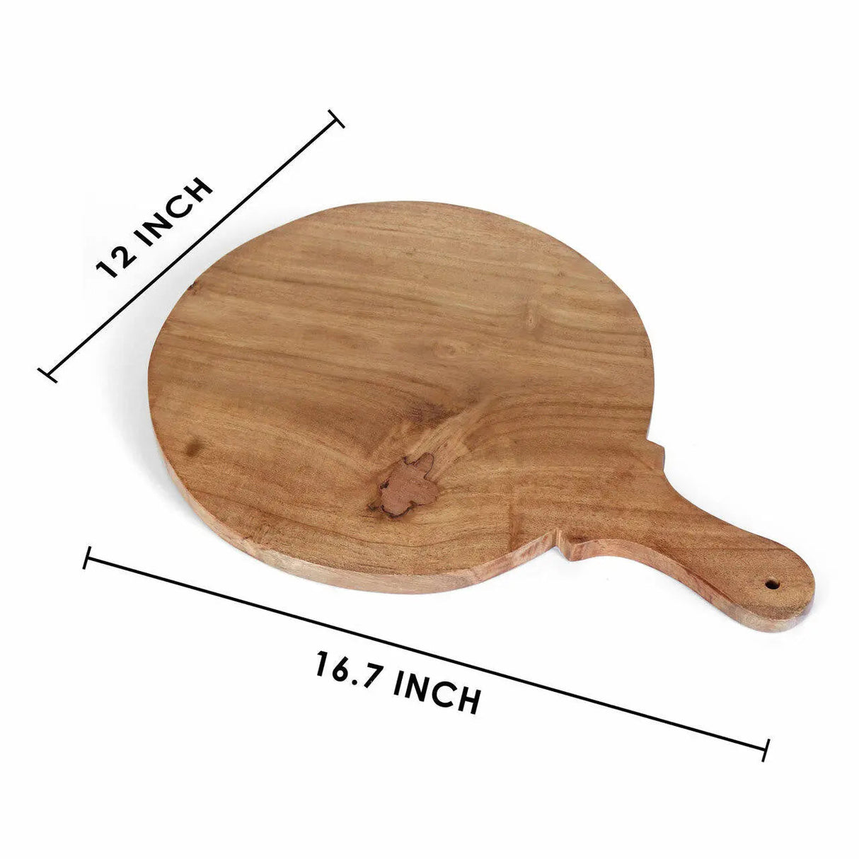 Ronda Small Acacia Wood Serving Platter-acacia wood cutting board-Parc Decor