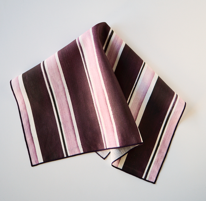 Rose Stripe Napkin-Napkins-Parc Decor