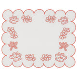 Rosette Ivory Linen Placemats – Set of 4